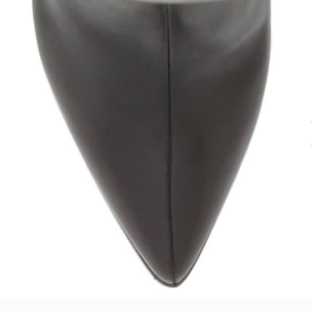 NWT Schutz Black Leather Over the Knee Anaisha Boots Size 5 $340 - Picture 4 of 8